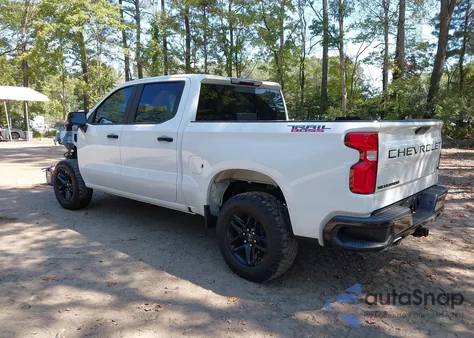 2021 Chevrolet Silverado 1500 4Wd Short Bed Lt Trail Boss из США, поврежденный, VIN 1GCPYFED3MZ256253